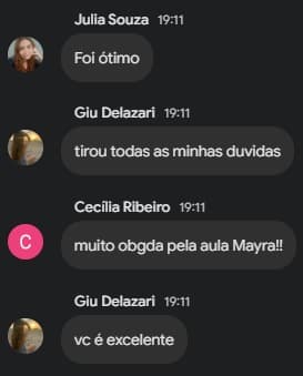 Feedback de aluno 18